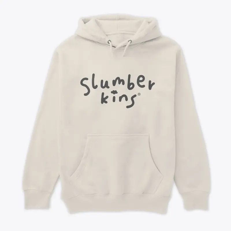 Slumberkins Adult Hoodie - Grey Logo